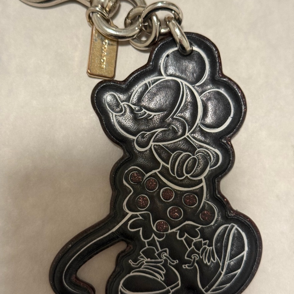 Disney X Coach  Minnie Mouse Keychain
